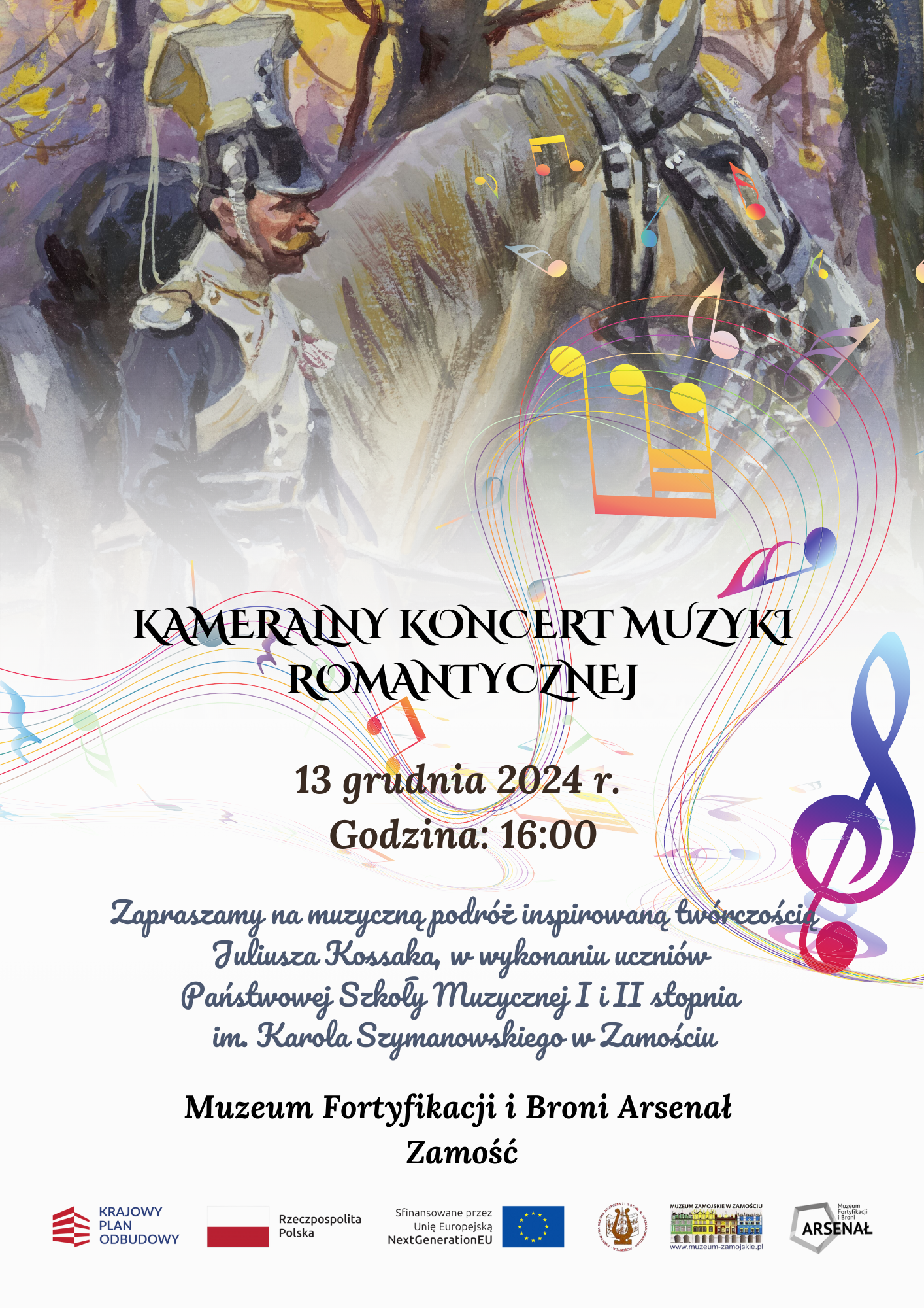 Kameralny koncert muzyki romantycznej zapr