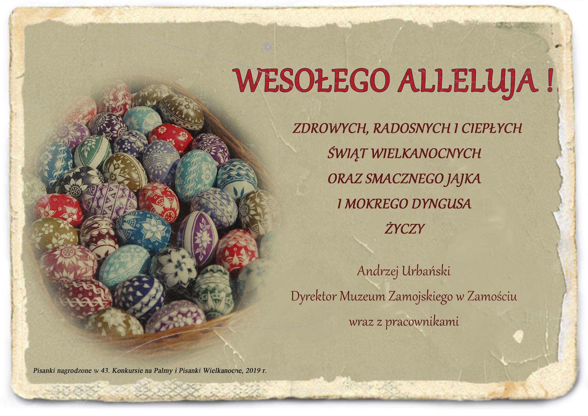 Życzenia Wielkanoc 2019